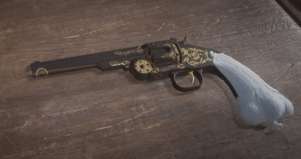 Turist kronblad Svarende til Algernon's revolver (PURE WHITE) for both schofield and cattleman - Red  Dead Redemption 2 Mod