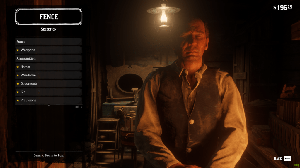 All items unlocked and purchasable Red Dead Redemption 2 Mod