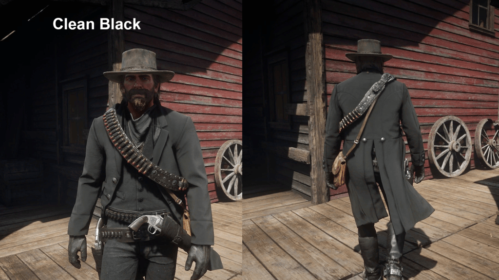 Worn Shotgun jacket Black or Olive (1) Red Dead Redemption 2 Mods