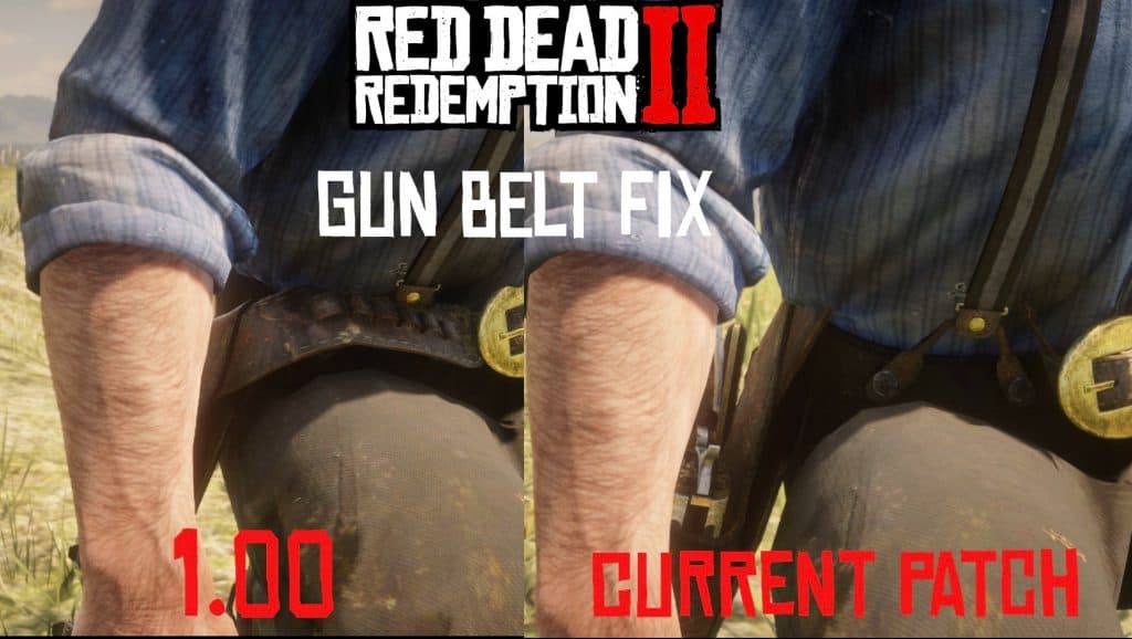 red dead redemption 2 bandit gun belt