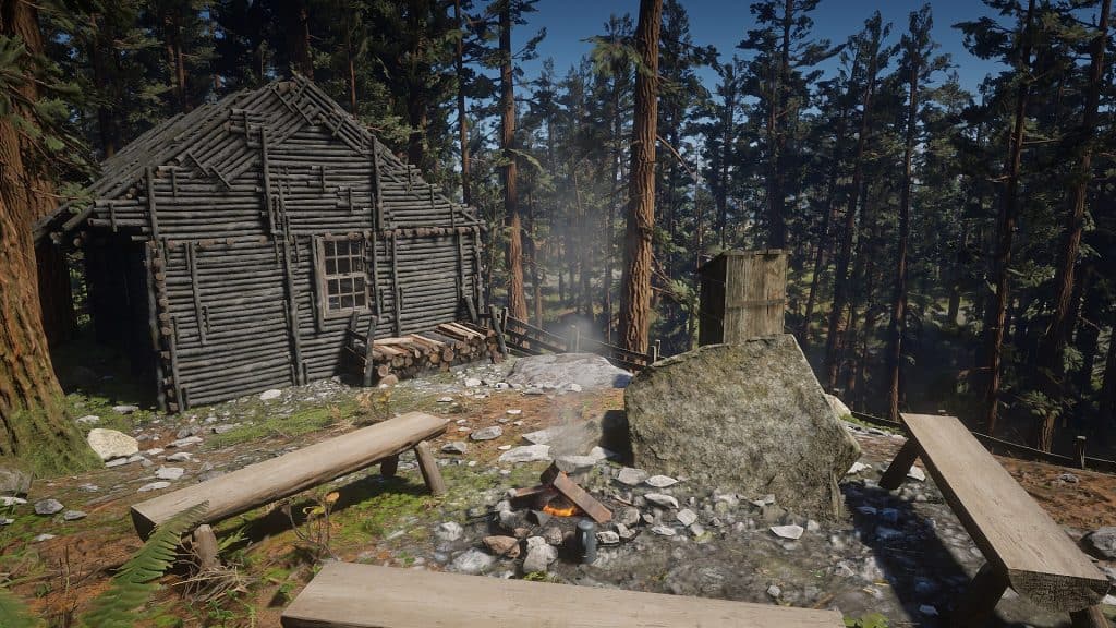 Log Cabin Rdr2 Home in the woods - Red Dead Redemption 2 Mod