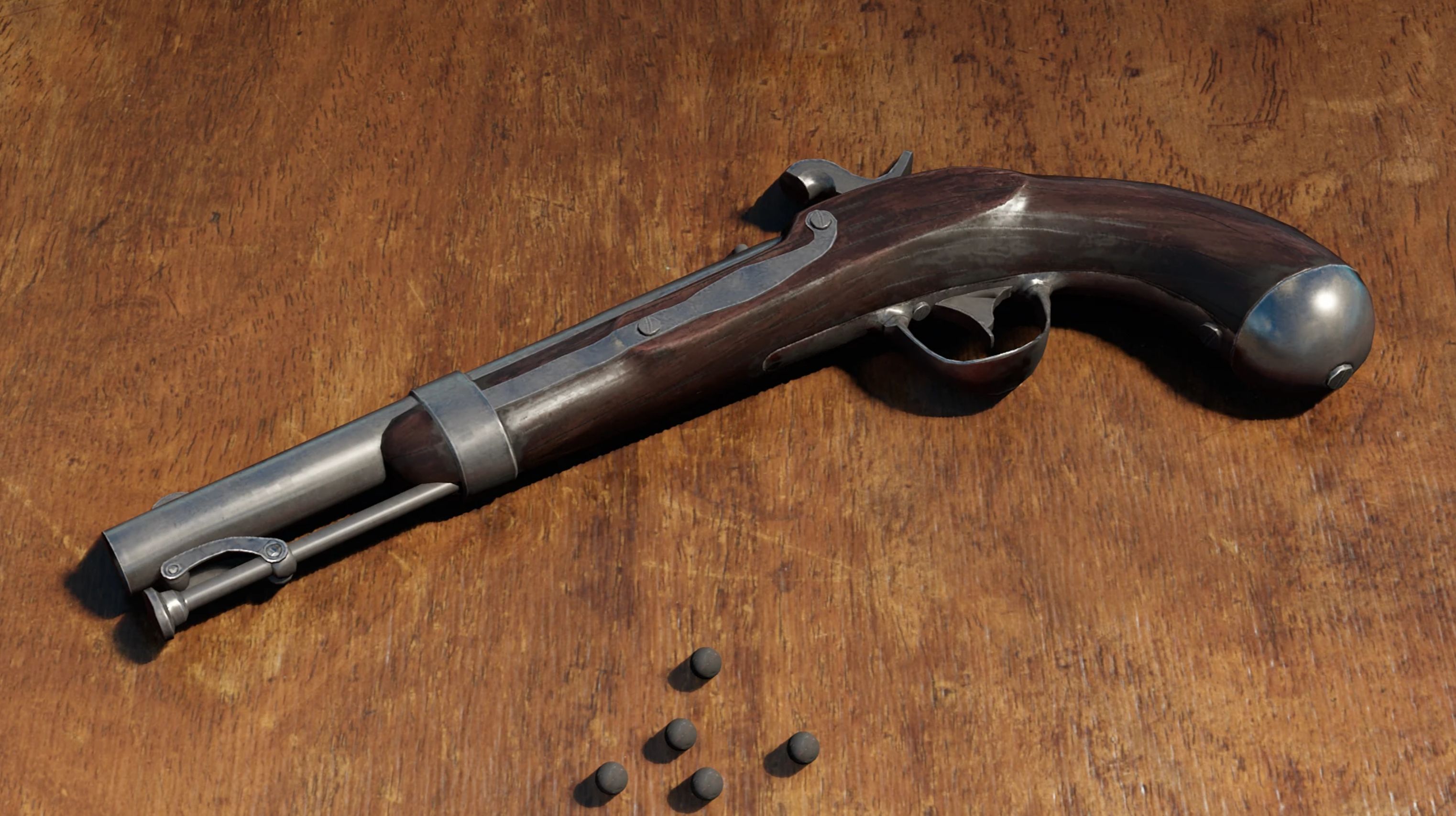 1836 Flintlock Pistol - Red Dead Redemption 2 Mod