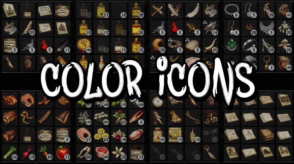 Color Icons v1.2 - Red Dead Redemption 2 Mod